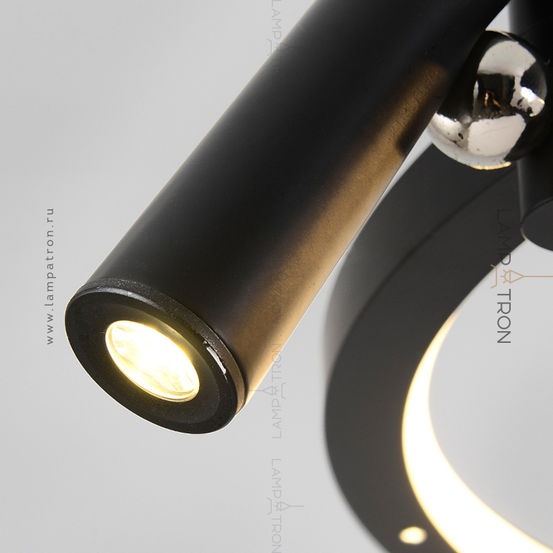 Кольцевые люстры и светильники BECKY — купить в Lampatron.ru