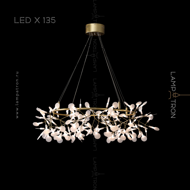 LEAVES LUX - Кольцевые люстры и светильники