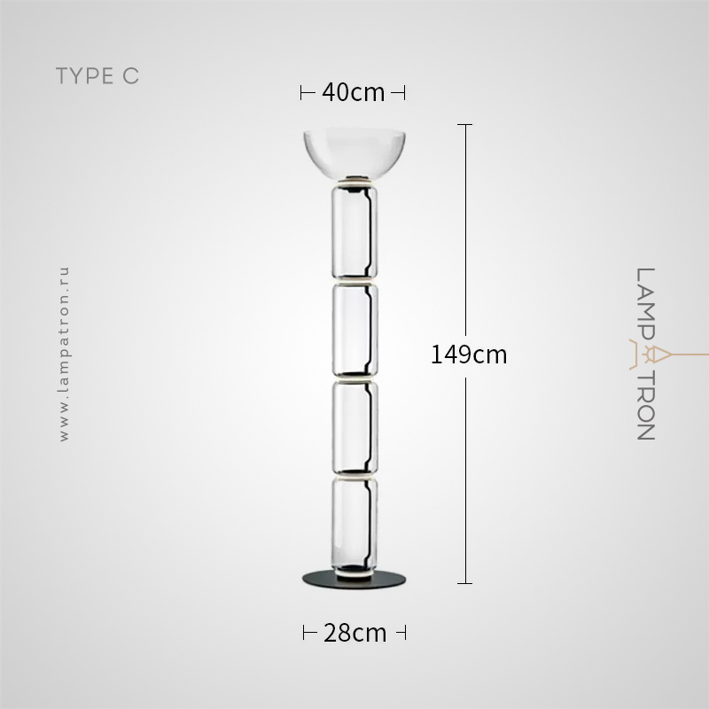 QUENTIN FL - Торшеры