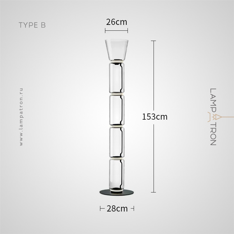 QUENTIN FL - Торшеры