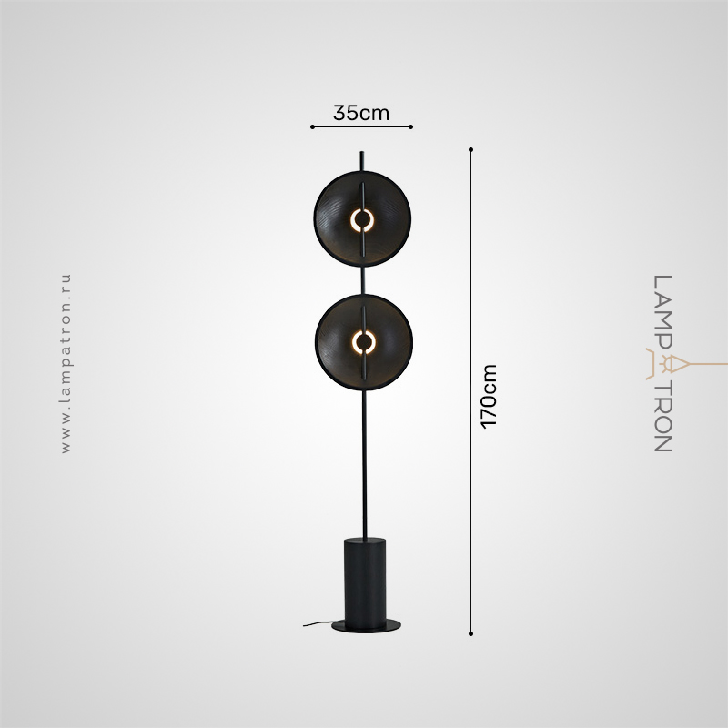 DELANO WOOD FL - Торшеры