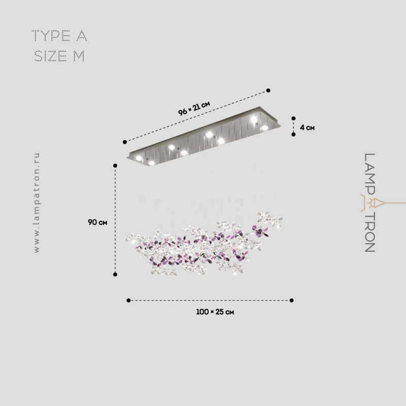 CHARA AMETHYST IN - Люстры