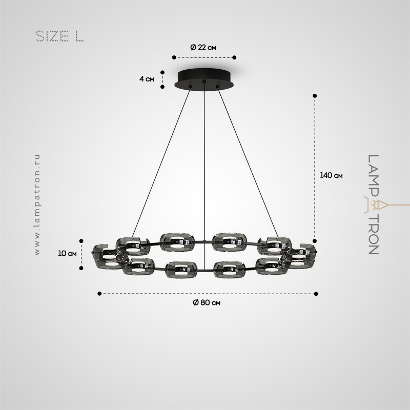 DEVON RING - Кольцевые люстры и светильники