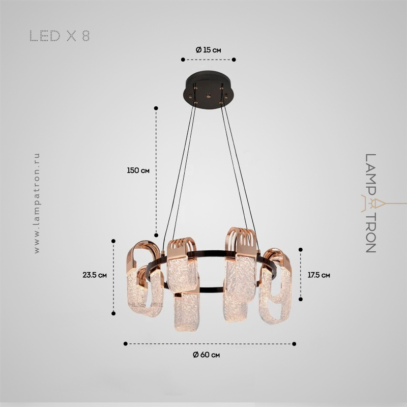 JERALD RING - Кольцевые люстры и светильники