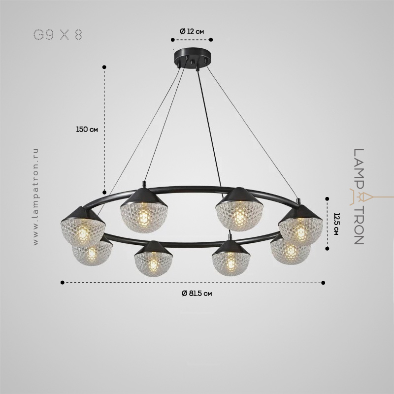 EMBRET RING - Кольцевые люстры и светильники