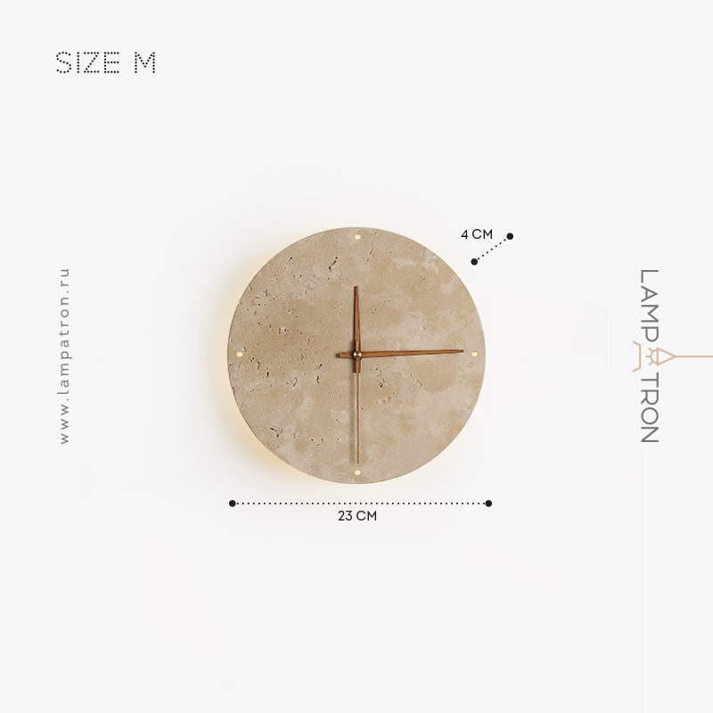 JOAR B CLOCK - Бра и настенные светильники