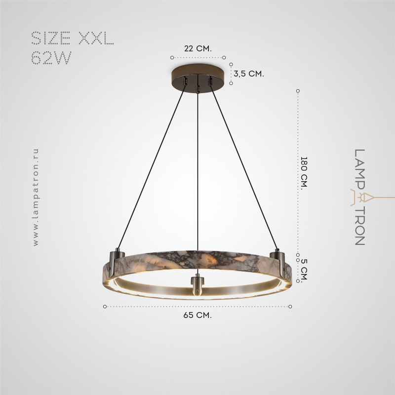 OSVALD A - Кольцевые люстры и светильники